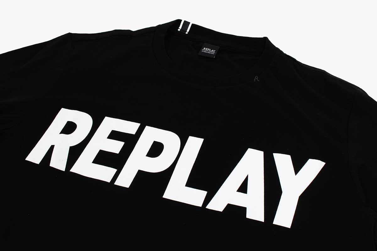 リプレイ/REPLAY/ロゴＴシャツ/ブラック/サファリ/LEON画像