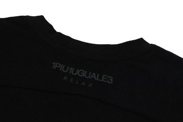 1piu1uguale3/ウノ ピゥ ウノ ウグァーレ トレ リラックス/Tシャツ/3/ブラック画像