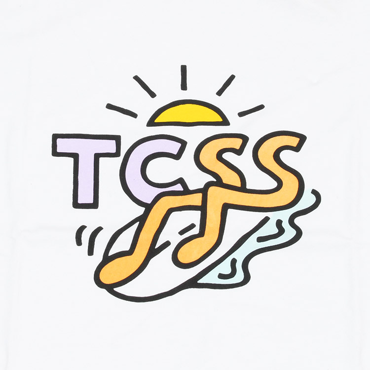 TCSS/ティーシーエスエス カットソー ホワイト サーフ ワンポイントロゴ 画像