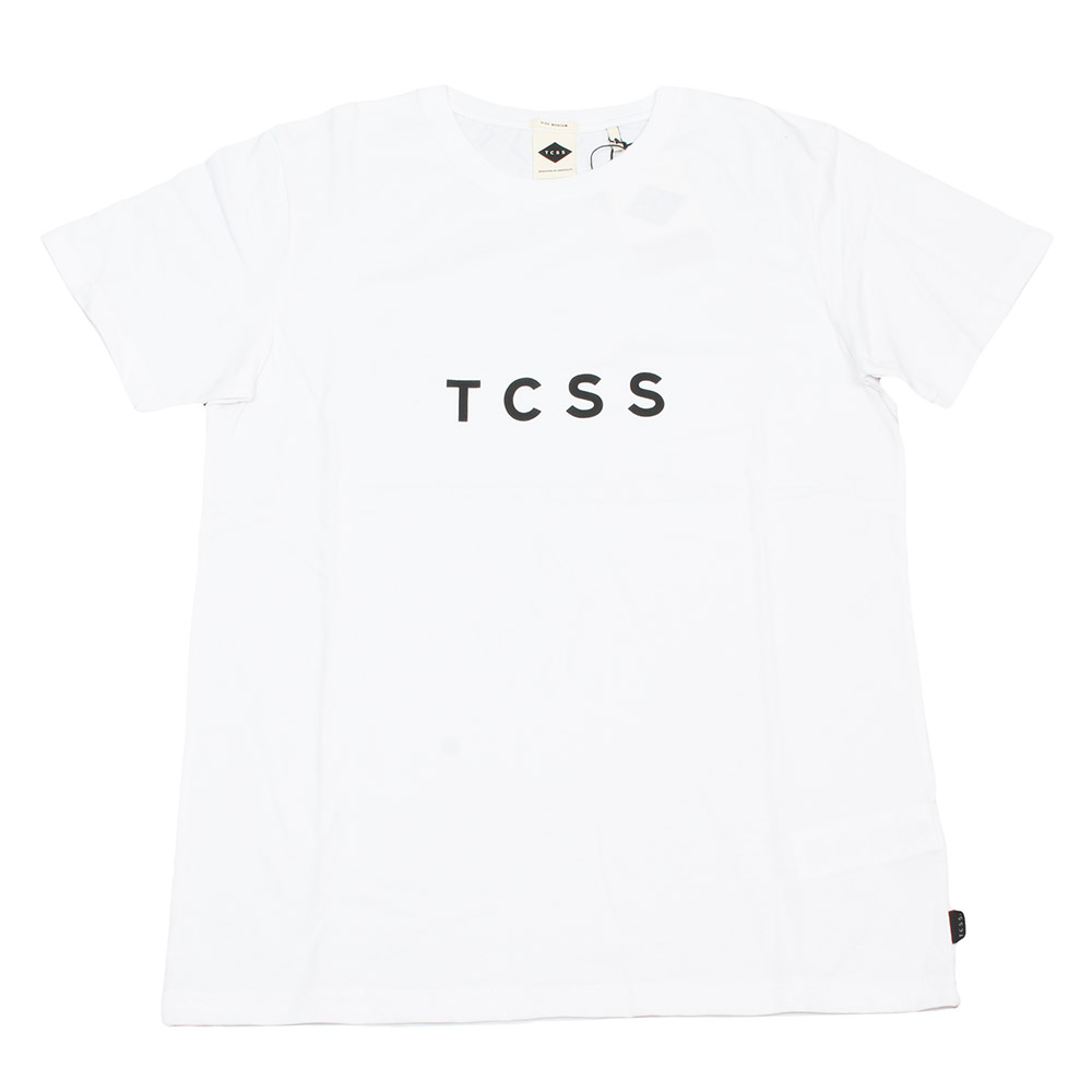 TCSS/ティーシーエスエス カットソー ホワイト サーフ ワンポイントロゴ画像