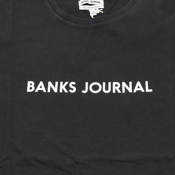BANKS / バンクス カットソー ワンポイントロゴ ダークグレー サーフ画像