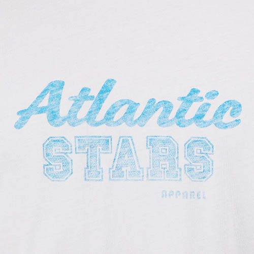 Atlantic STARS アトランティックスターズ プリント メンズ  Tシャツ ホワイト 2018ss ams1848画像