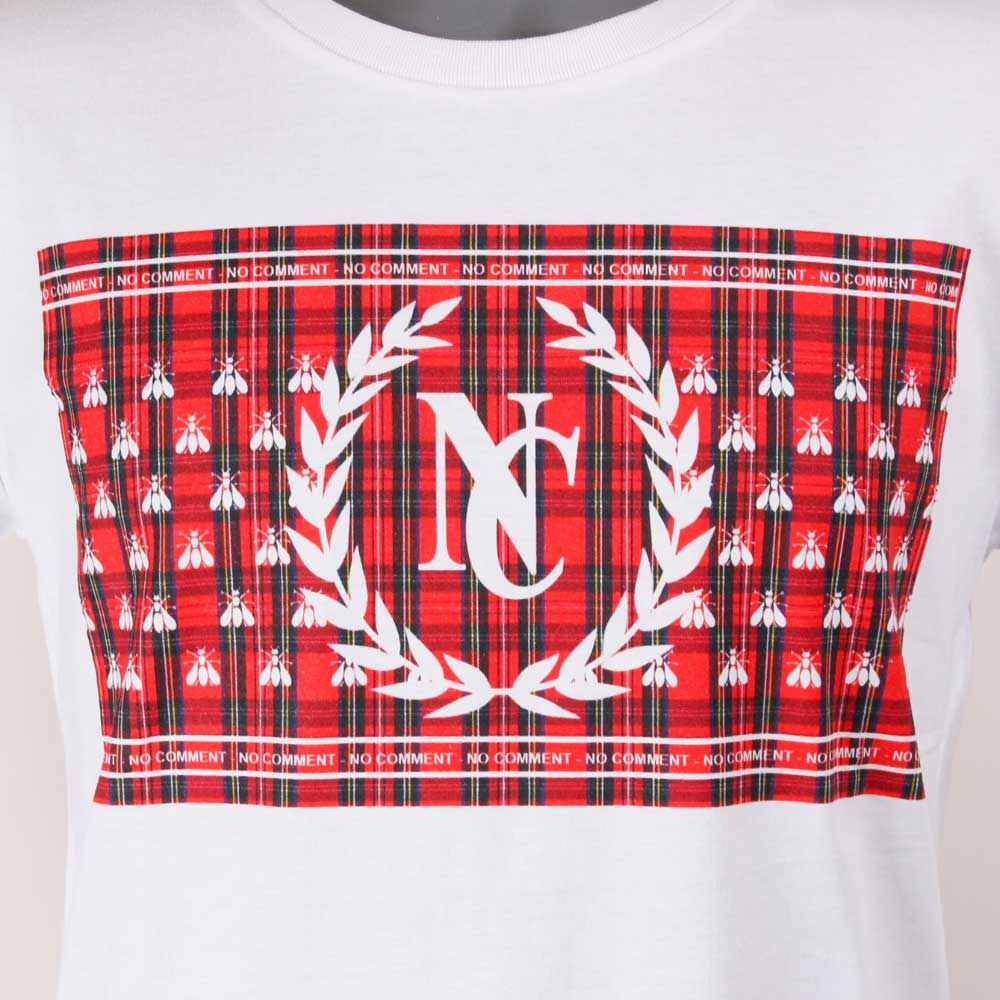 NOCOMMENTPARIS ノーコメントパリ フランス 　 ホワイト ロンＴ プリント 【国内正規品】の画像