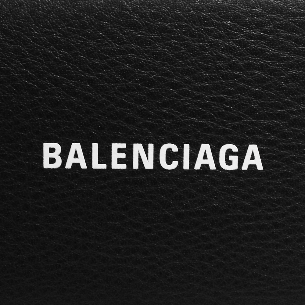 BALENCIAGA バレンシアガ 財布 二つ折り長財布 531522 DLQHN 1060 ブラック レザー メンズ財布画像