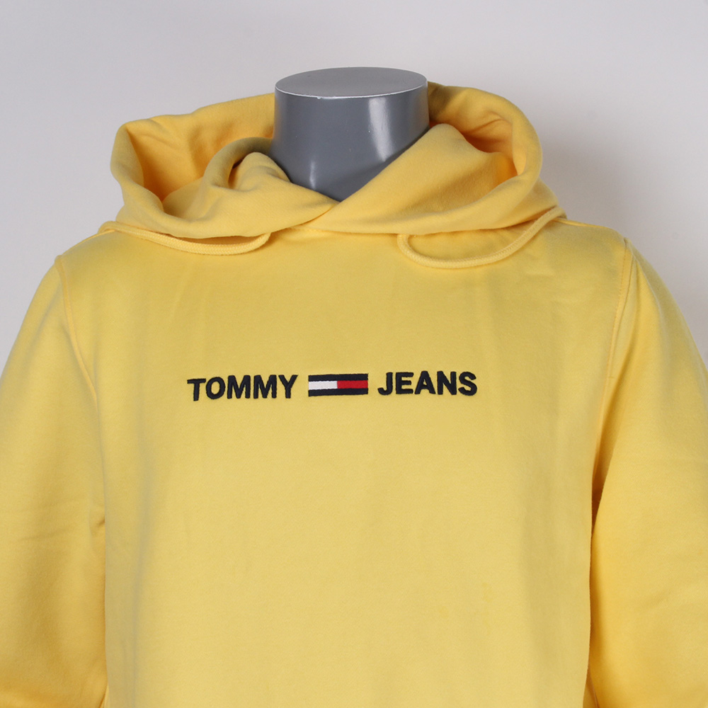 TOMMYJEANS トミージーンズ パーカー イエロー 【国内正規品】画像