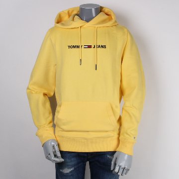 TOMMYJEANS トミージーンズ パーカー イエロー 【国内正規品】画像
