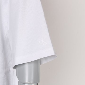 CALVIN KLEIN JEANS カルバンクラインジーンズ CK ロゴ Tシャツ ホワイト オーバーサイズ画像
