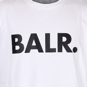 BALR ボーラー 半袖 Tシャツ ホワイト ブランドロゴ画像
