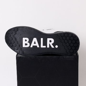 BALR ボーラー スニーカー ホワイト ブラック ブランドロゴ 画像