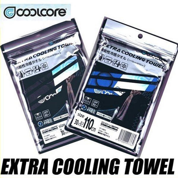 機能性冷感タオル COOLCORE/クールコア EXTRA COOLING TOWEL (L110cmxw30cm)画像