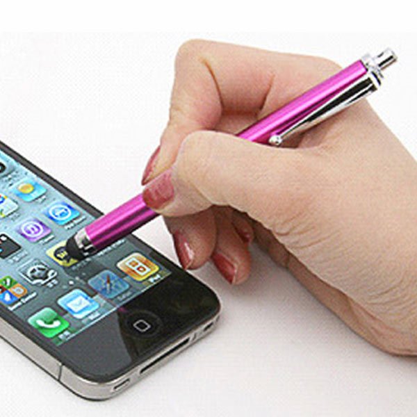 シリコンゴム式 タッチペン 1本 スマートフォン シルバークリップ画像