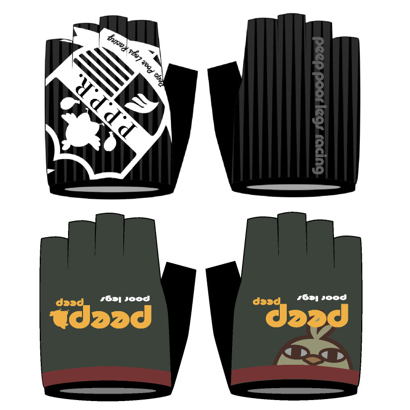 ぴよぴよ貧脚レーシング　グローブ  【VALETTE PARTY/バレットパーティー】の画像