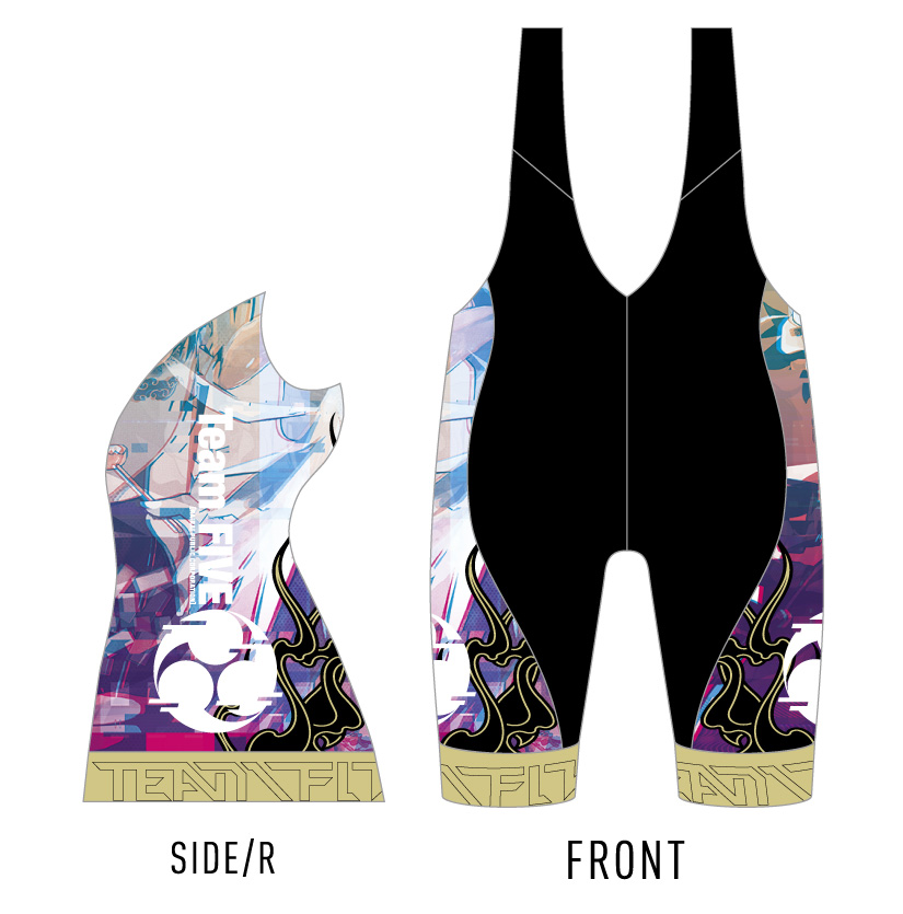 〈VALETTE×雷雷公社 〉コラボ第1弾！オリジナルサイクルパンツ［LAM］ 【VALETTE PARTY/バレットパーティー】の画像