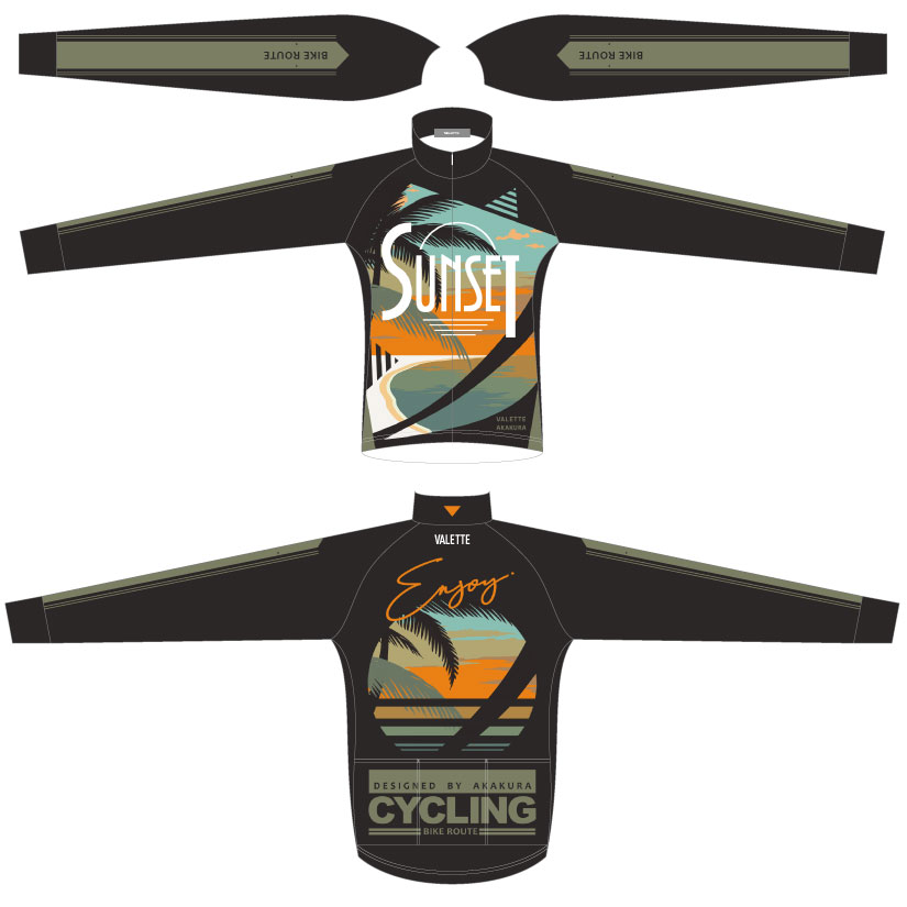 SUNSET ウインドブレーカー（赤倉先生描き下ろしポストカード付き！） 【VALETTE PARTY/バレットパーティー】の画像