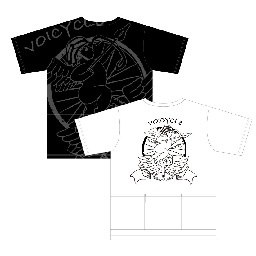 VOICYCLE 【エンジェル】サイクルTシャツ【VALETTE PARTY/バレットパーティー】の画像