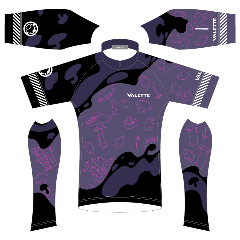 いまい「の」 サイクルジャージ-きのこ-  【VALETTE PARTY/バレットパーティー】の画像