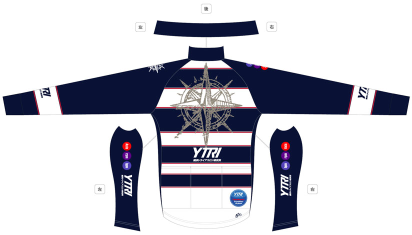 YTRI オフィシャルウェア　ウインドブレーカー【横浜トライアスロン研究所 オフィシャルウェア】の画像