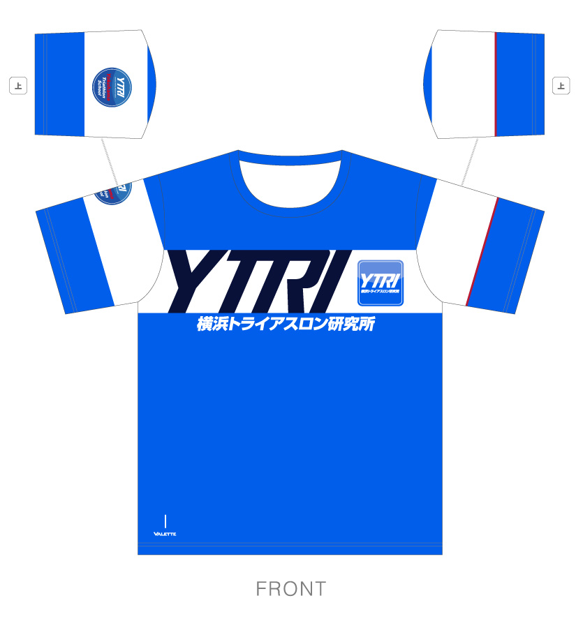 YTRIポディウムＴシャツ【横浜トライアスロン研究所 オフィシャルウェア】の画像
