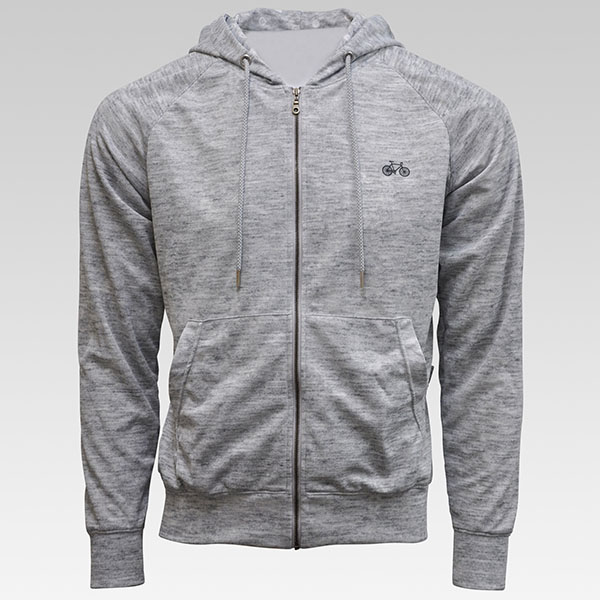 RIVERSIDE（リバーサイド　グレー/ブルー） ポケパーカーライトの画像