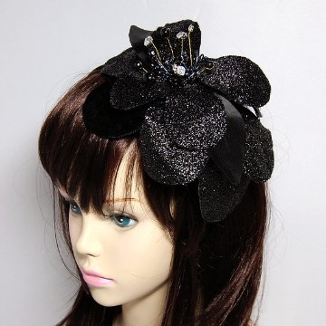 Black Shiny Flowersの画像