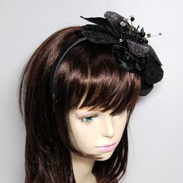 Black Shiny Flowersの画像