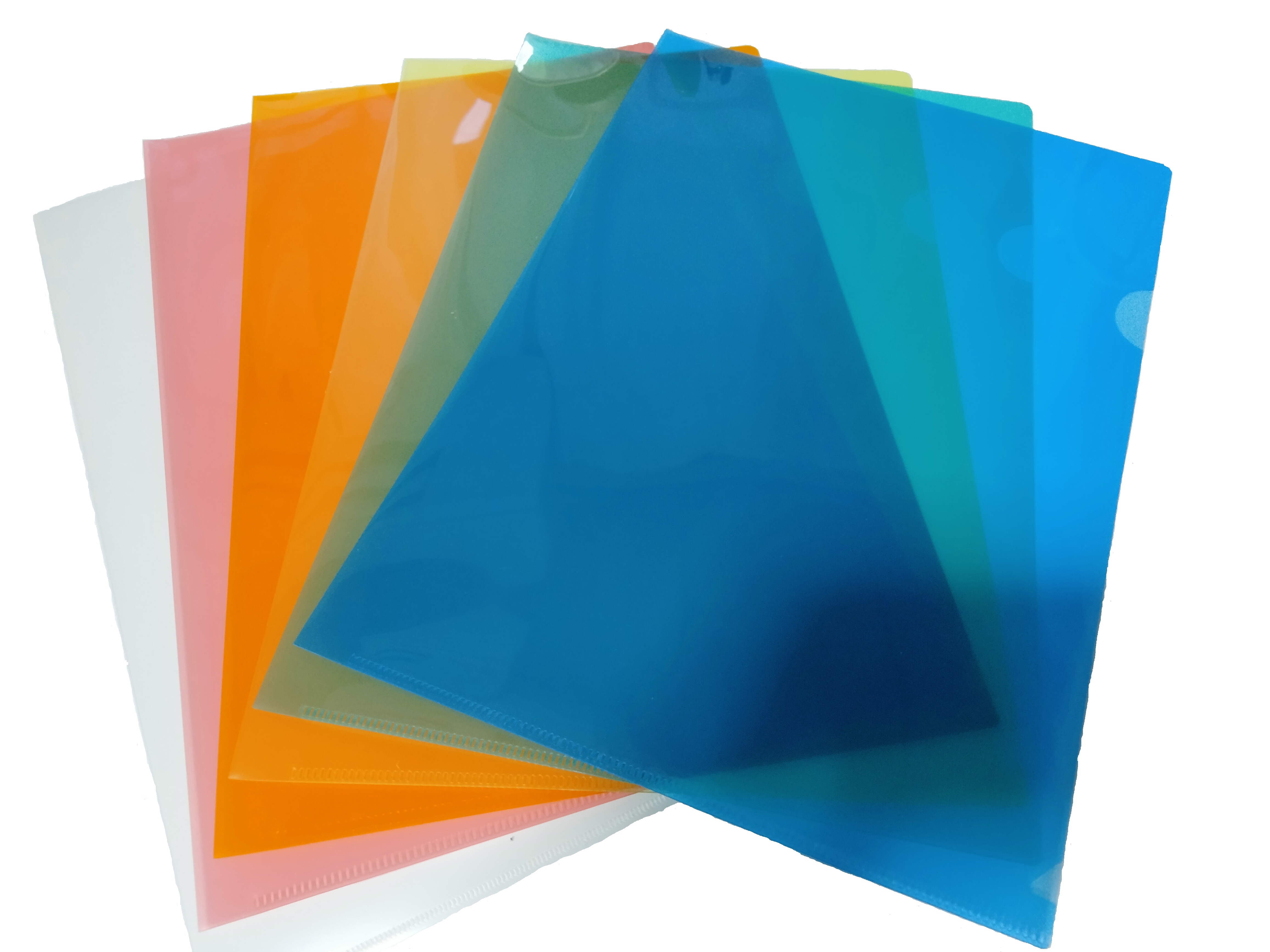 カラークリアホルダー（B5・６色アソート）　５枚×６色の画像