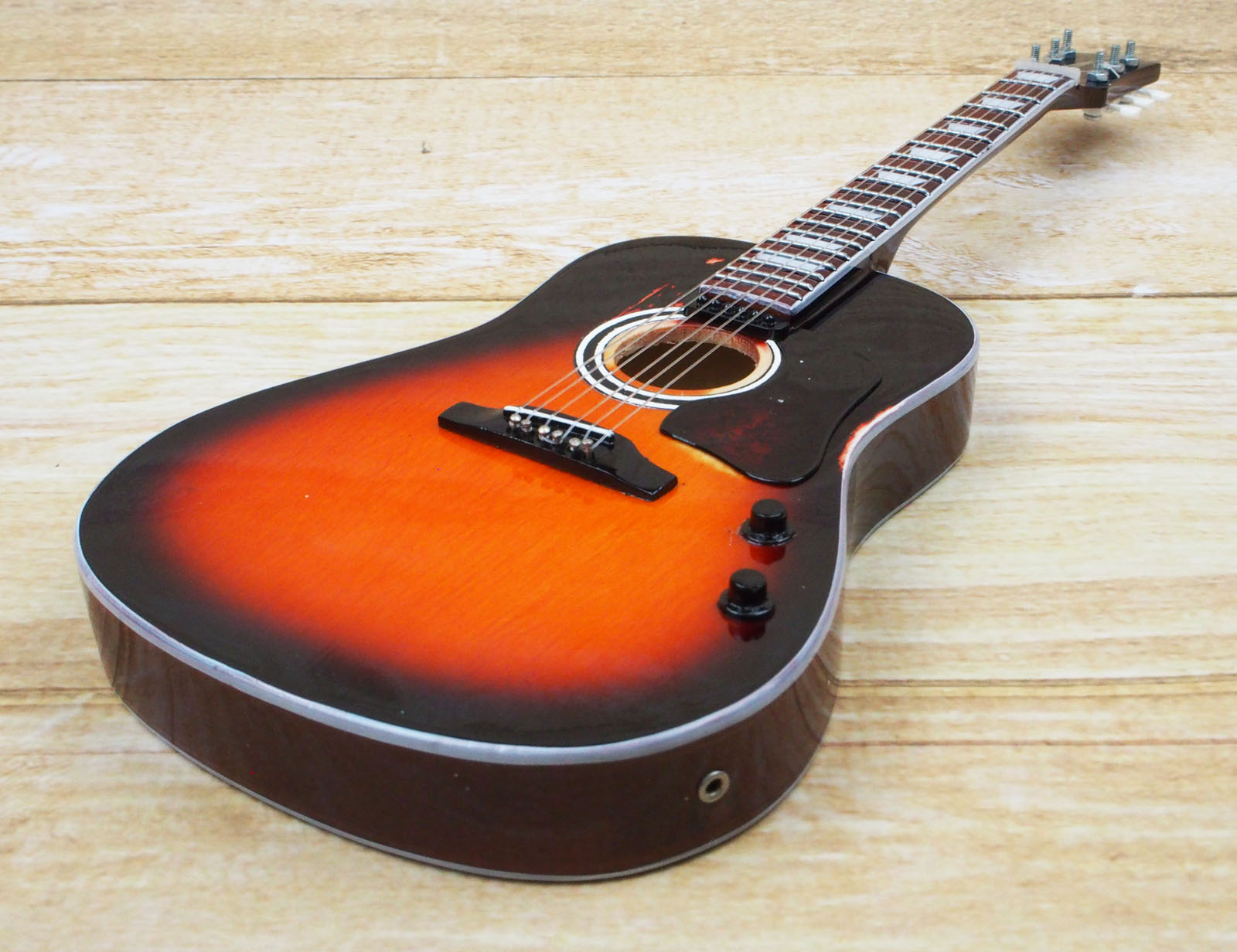 Musical Story 1/4 ミニチュア 楽器 ギター 1968年 J-160E アコースティック画像