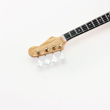  Musical Story 1/6 15cm ミニチュア ギター 楽器 ジャズ ベース サンバースト の画像