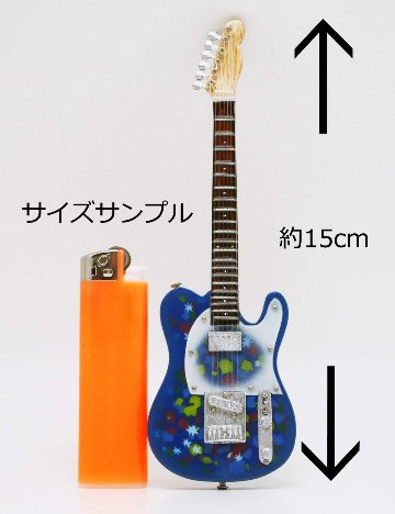 Musical Story 1/6 15cm ミニチュア ギター 楽器 モズライト グリーン 画像