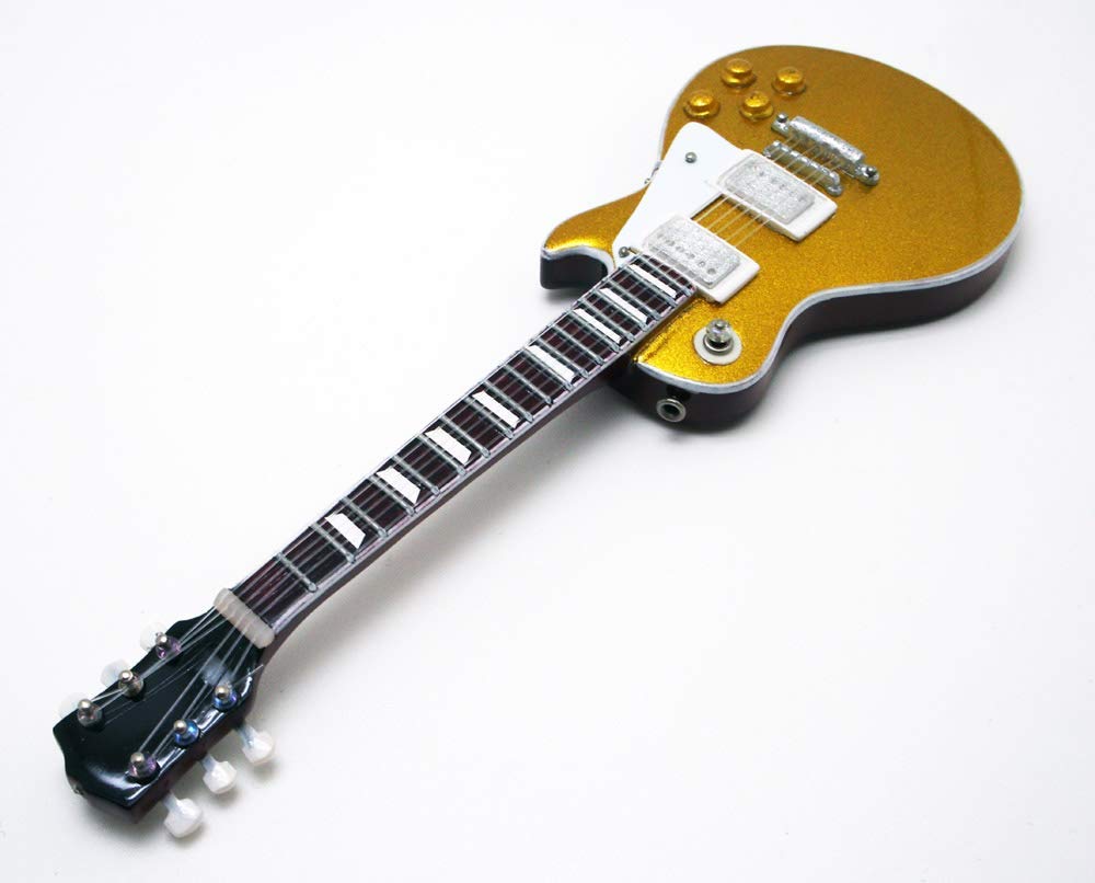 Musical Story 1/6 15cm ミニチュア ギター 楽器 Gold top レスポール画像