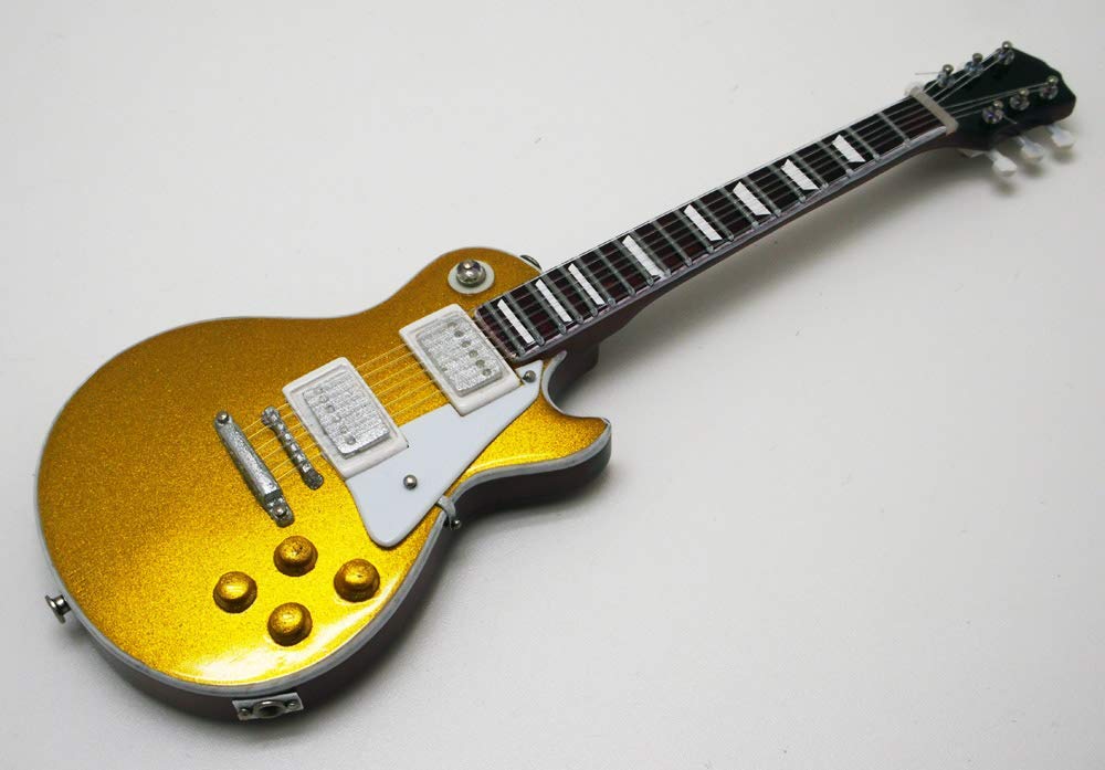 Musical Story 1/6 15cm ミニチュア ギター 楽器 Gold top レスポール画像