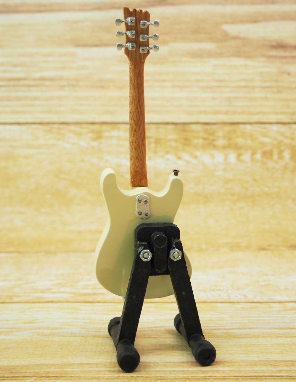 Musical Story 1/6 15cm ミニチュア ギター 楽器 モズライト クリーム ホワイト画像