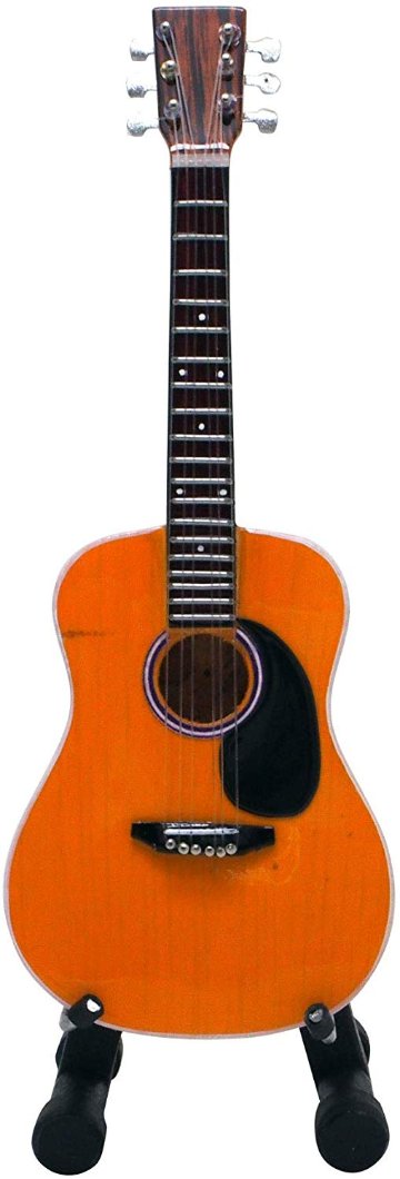 Musical Story Artist motif 1/6 15cm ミニチュア ギター 楽器 エリック クラプトン OOO-28EC 画像