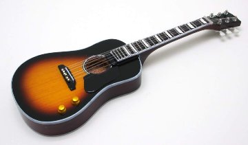 Musical Story 1/6 15cm ミニチュア ギター 楽器 アコースティック ギター JLAG 画像