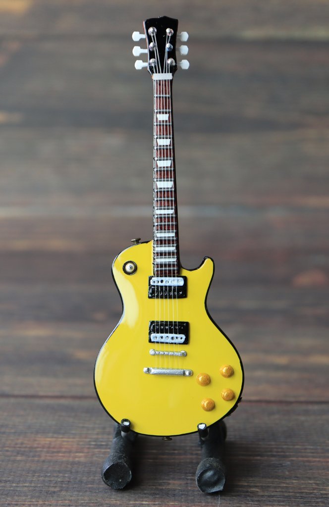 TAK MATSUMOTO キャナリーイエローギター風 レスポールタイプギター - 器材