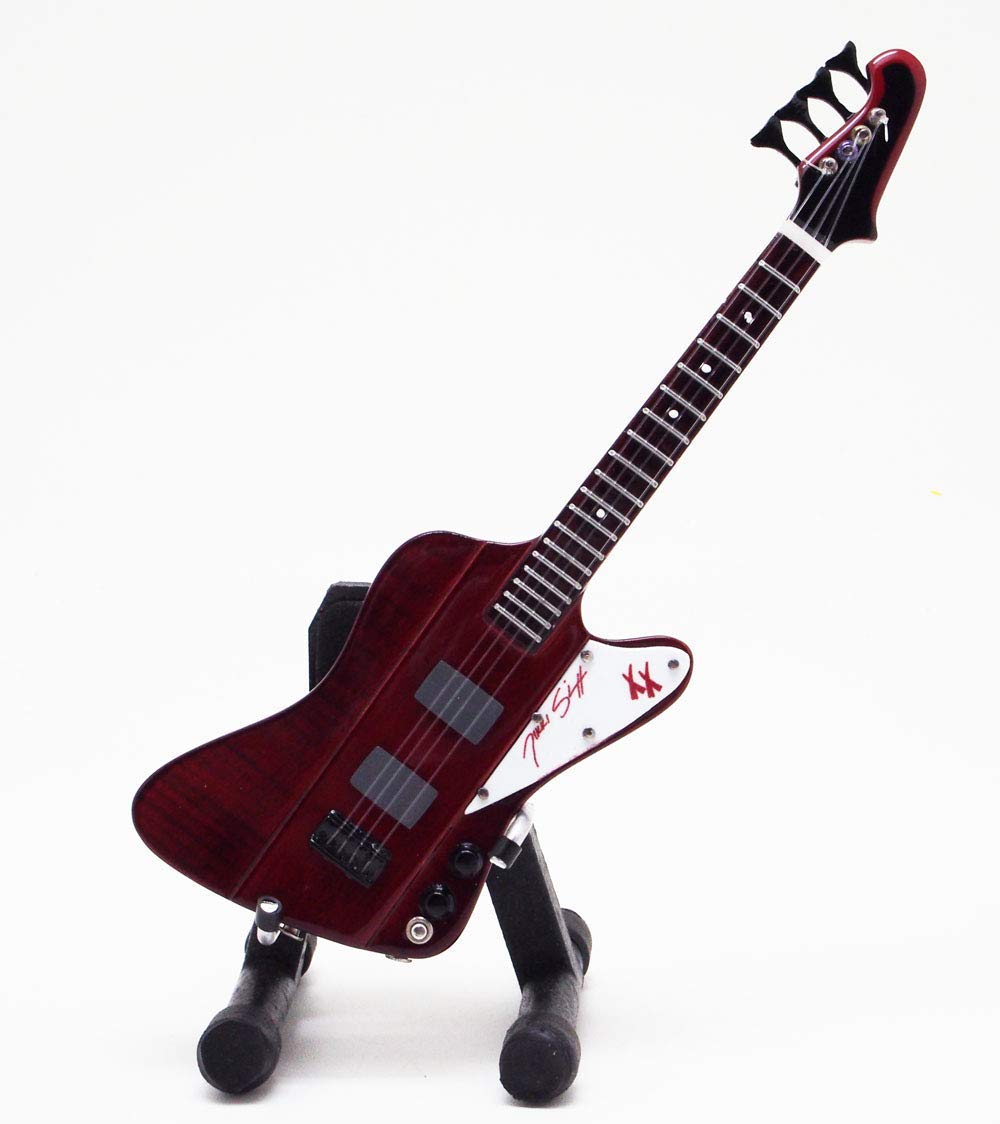 Musical Story Artist motif 1/6 15cm ミニチュア ベース ギター 楽器 ニッキー シックス サンダーバード 画像