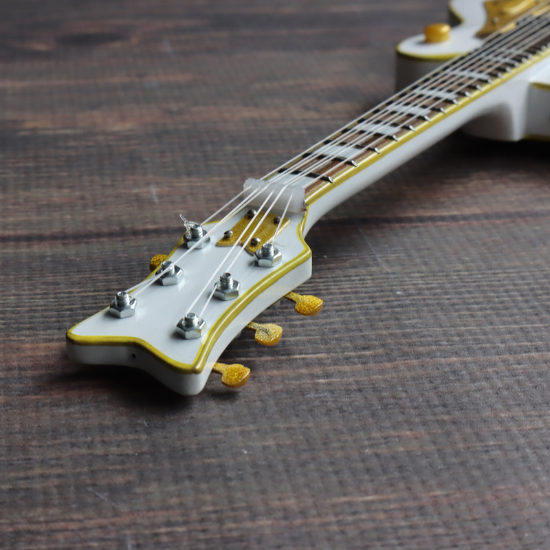 Musical Story Artist motif 1/4 ミニチュア 楽器 ギター ジョン フルシアンテ ホワイトファルコンの画像