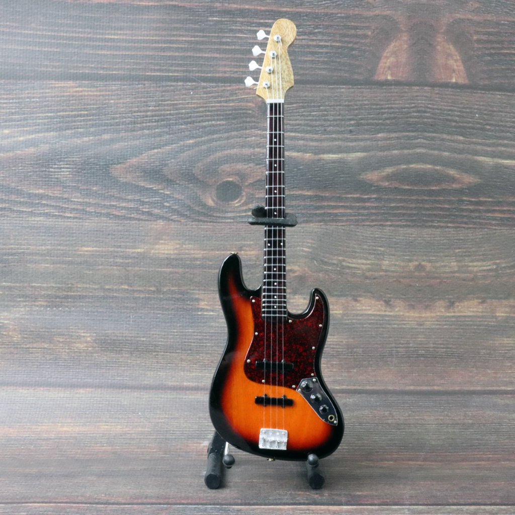 Musical Story 1/4 ミニチュア 楽器 ベース ギター アメリカン スタンダード ジャズベースの画像