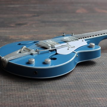 Musical Story 1/4 ミニチュア 楽器 ギター グレッチ ブルーの画像