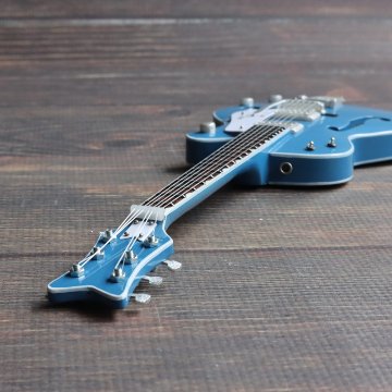 Musical Story 1/4 ミニチュア 楽器 ギター グレッチ ブルーの画像