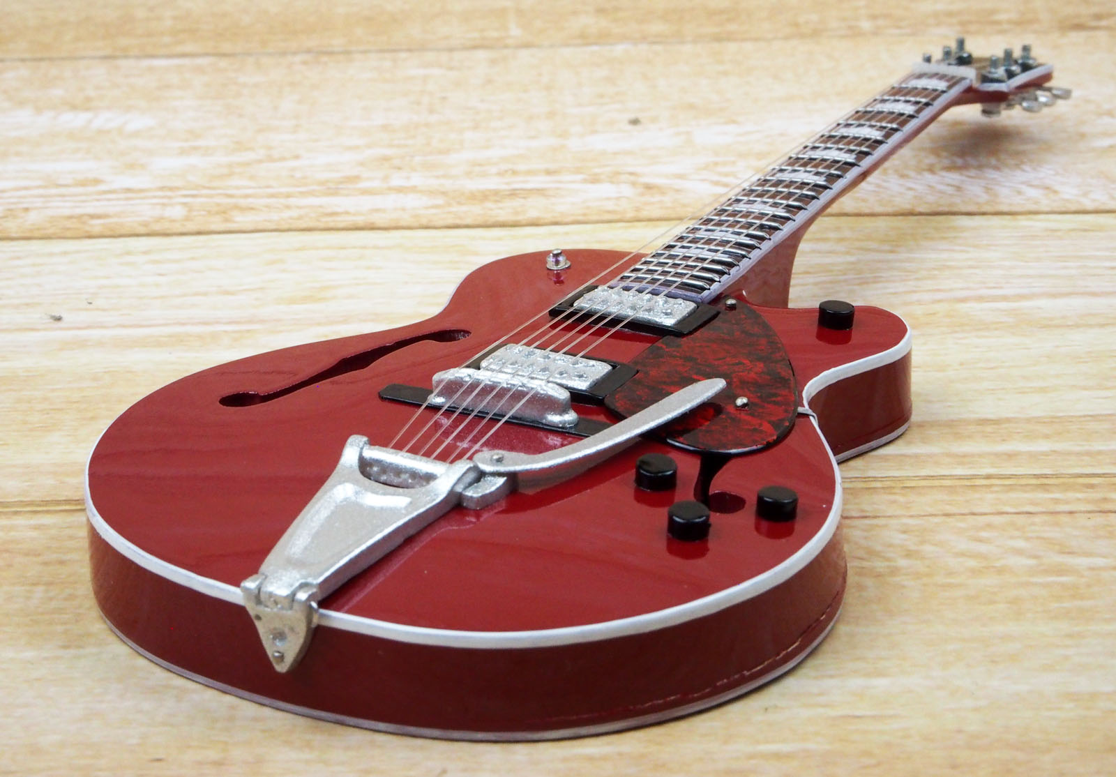 Musical Story 1/4 ミニチュア 楽器 ギター グレッチ GRETSCH キャンディアップルレッドの画像