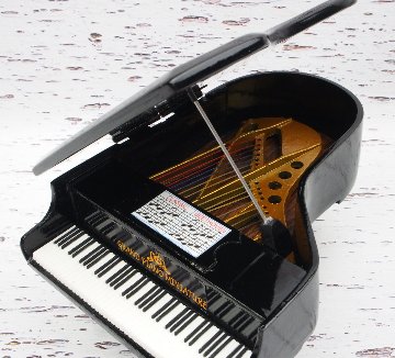 Musical Story ミニチュア 楽器 グランドピアノ ブラック画像