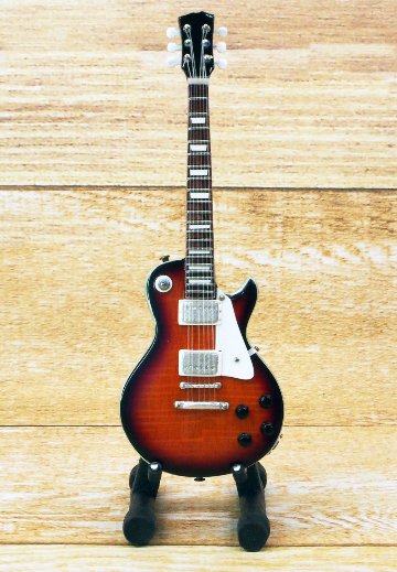 Musical Story 1/6 15cm ミニチュア ギター 楽器 レスポール ヴィンテージ サンバースト画像