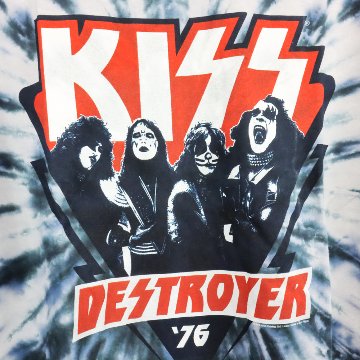 キッス 1976 DESTROYER タイダイ Tシャツの画像