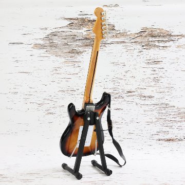 Musical Story 1/3 スケール ミニチュア ギター ストラトタイプ サンバースト (ストラップ付属）の画像