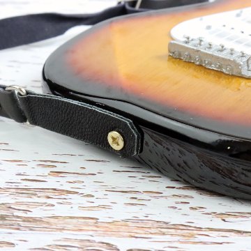 Musical Story 1/3 スケール ミニチュア ギター ストラトタイプ サンバースト (ストラップ付属）の画像