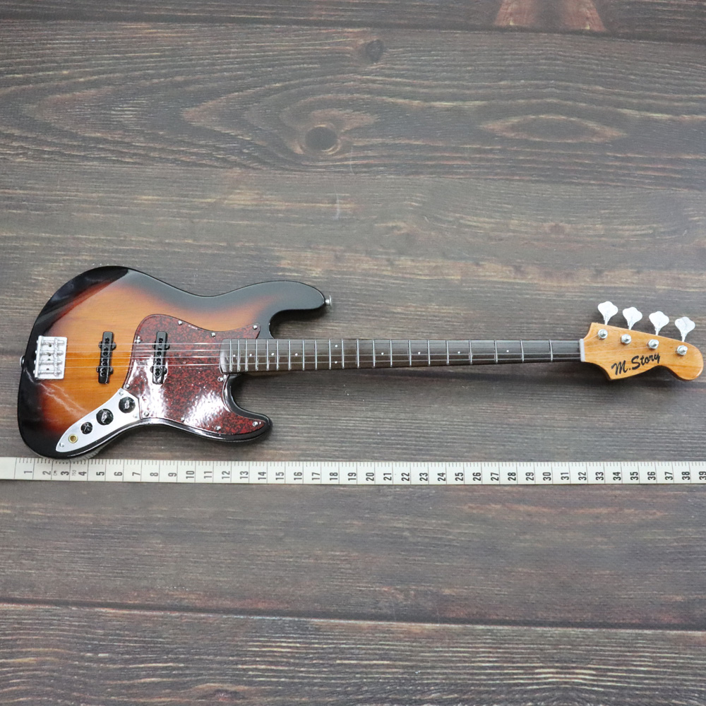 Musical Story 1/3 ミニチュア 楽器 ベース ギター アメリカン スタンダード ジャズベースの画像