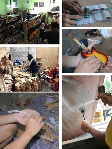 Musical Story 1/3 ミニチュア 楽器 ベース ギター アメリカン スタンダード ジャズベースの画像