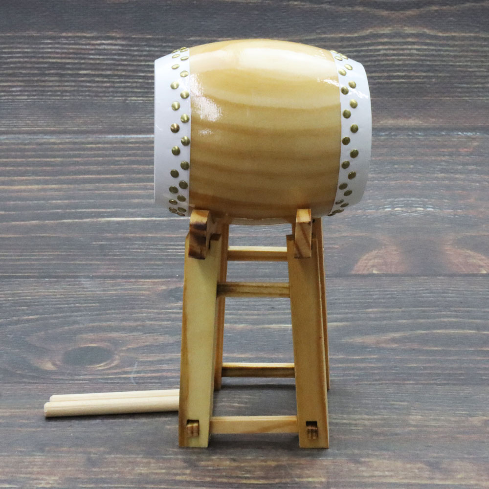 ミニチュア 和楽器 1/12 スケール 和太鼓 専用ケース＆スタンド付き