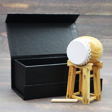 ミニチュア 和楽器 1/12 スケール 和太鼓 専用ケース＆スタンド付き